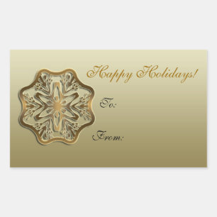Snowflake Gift Sticker