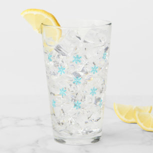 Snowflake Glass Tumbler