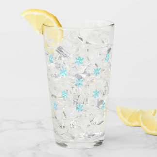 Snowflake Glass Tumbler