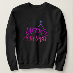 Snowflake Glitter Sweatshirts Snowflake Christmas