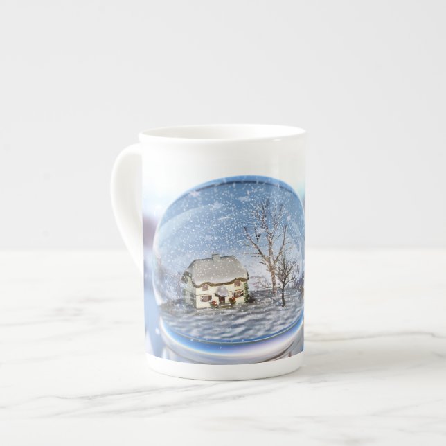 Snowflake Globe Speciality Mug (Front Left)