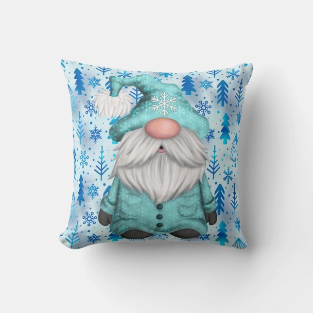 Snowflake Gnome Cushion (Front)