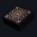 Snowflake Gold and Red Gift Box<br><div class="desc">Surprise loved ones with a Snowflake Gold and Red gift box. Discover festive packaging that brings a touch of luxury to your special gifts!</div>