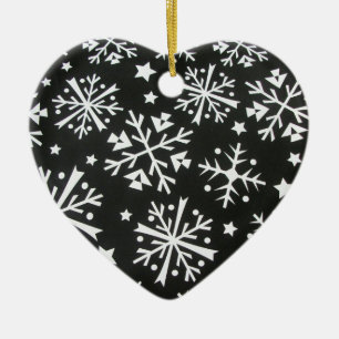 Snowflake Heart Ornament