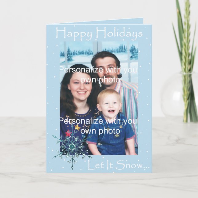 Snowflake Holiday Card (Front)