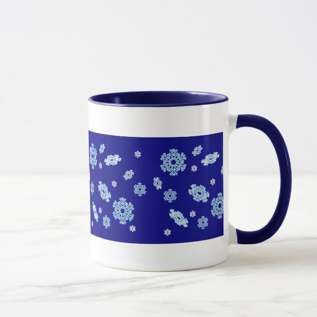Snowflake hot chocolate mug (Right)