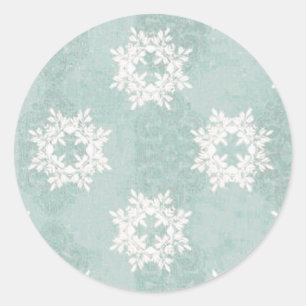 Snowflake Ice Blue Sticker
