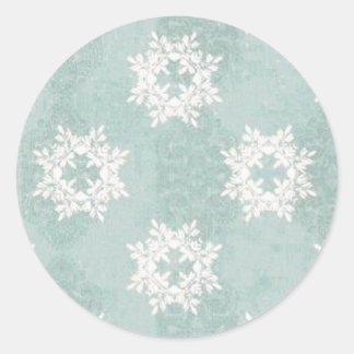 Snowflake Ice Blue Sticker