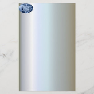 Snowflake Ice Crystal Stationery