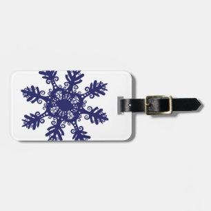 Snowflake II Luggage Tag