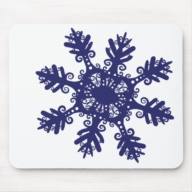 Snowflake II Mouse Pad (Front)