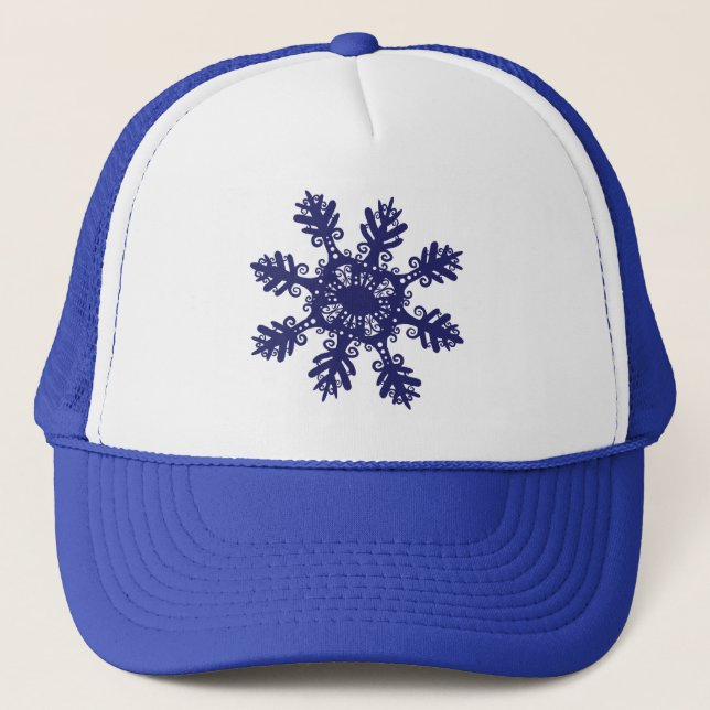 Snowflake II Trucker Hat (Front)