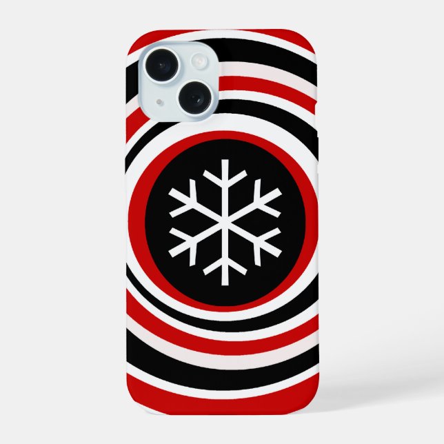 Snowflake iPhone 15 Case (Back)