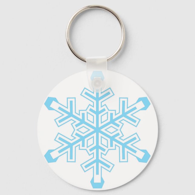 Snowflake Key Ring (Front)