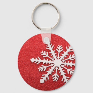Snowflake Key Ring