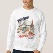 SnowFlake Kisses Long sleeve Tshirt for Men