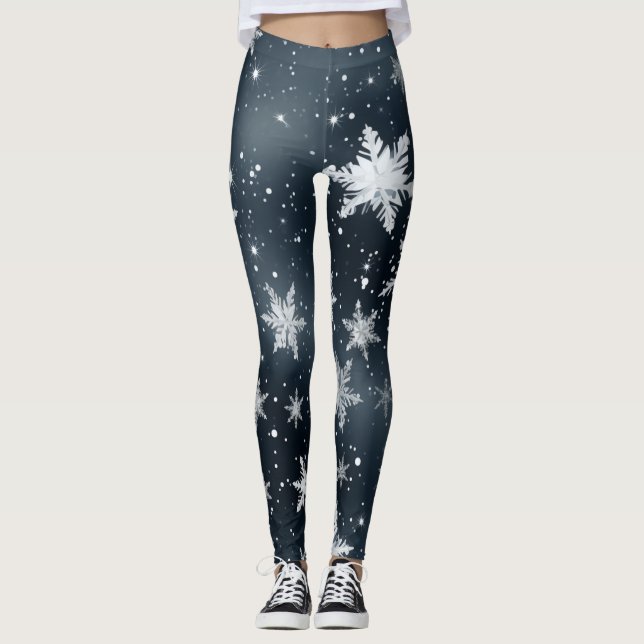 Snowflake Leggings (Front)