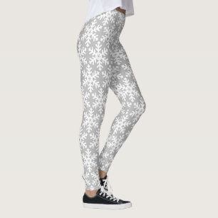Snowflake Leggings Holiday Snowflake Leggings