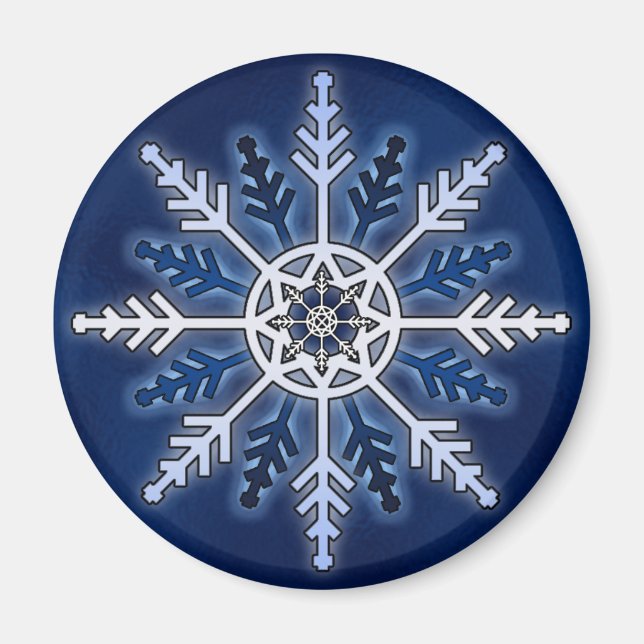 Snowflake Magnet (Front)