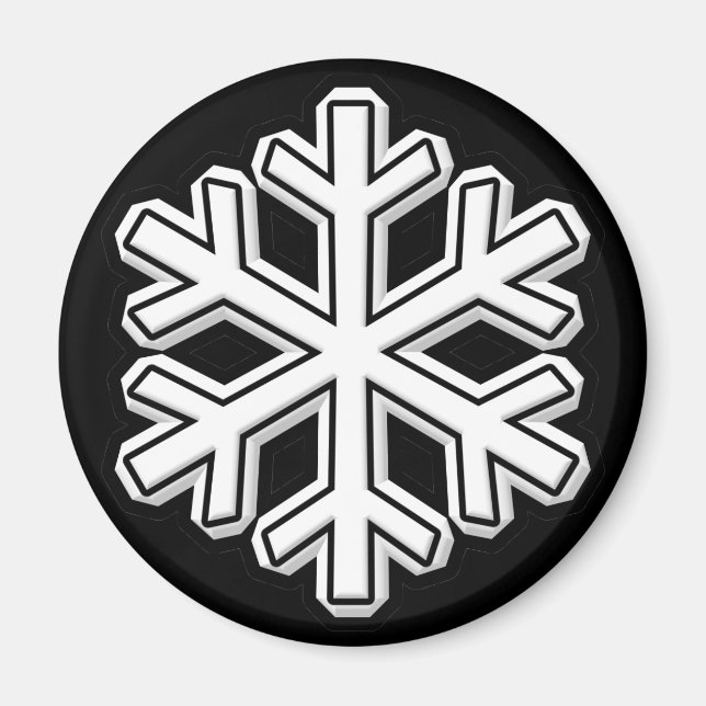 Snowflake Magnet (Front)