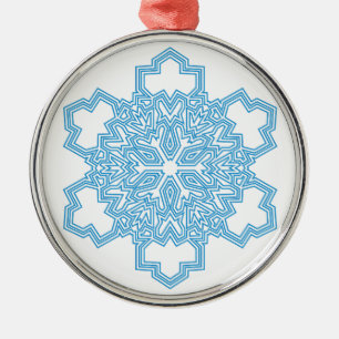 Snowflake Metal Ornament