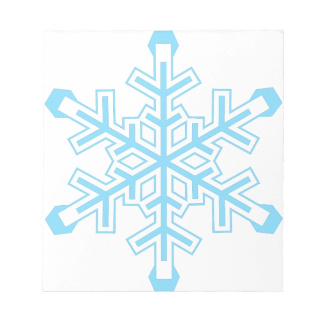 Snowflake Notepad (Front)