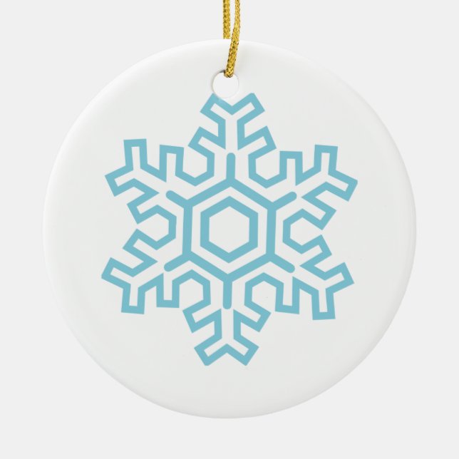 SnowFlake Ornament 1 (Personalise) (Front)