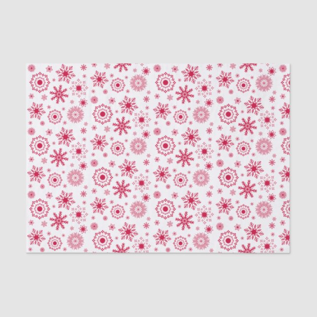 Snowflake Ornament Christmas Holiday Tissue Paper (Front)