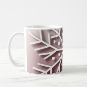 Snowflake Ornament Icon – Winter Holiday Design  Coffee Mug