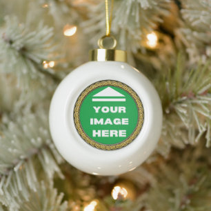 Snowflake Ornament - Personalized - Add Image/Text