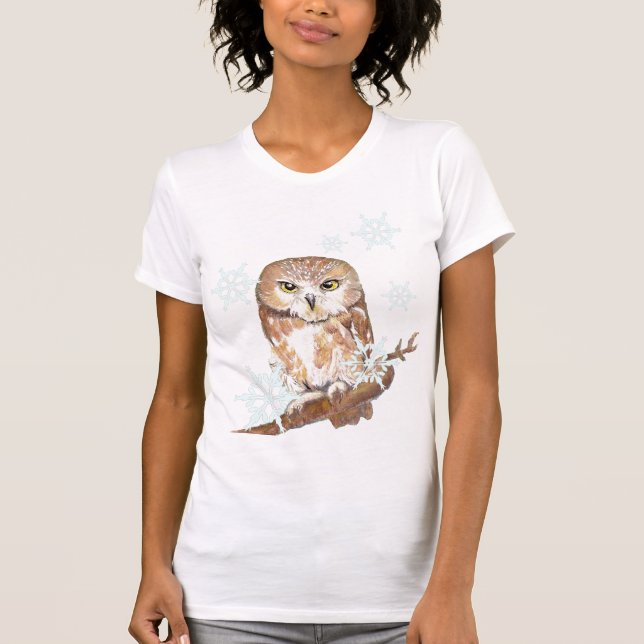 Snowflake Owl Shirt (Front)