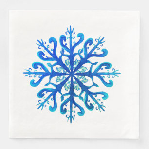 Snowflake Paper Napkins
