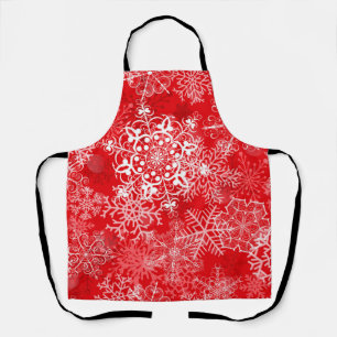 Snowflake pattern apron