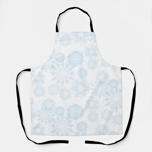 Snowflake pattern apron (Front)