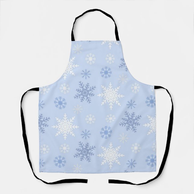 Snowflake pattern apron (Front)
