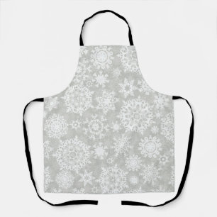Snowflake pattern	 apron