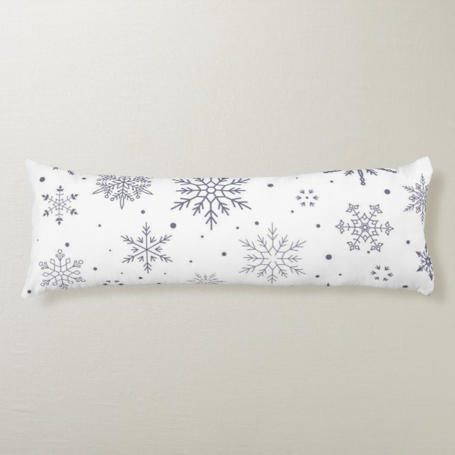 Snowflake pattern	 body cushion (Front)