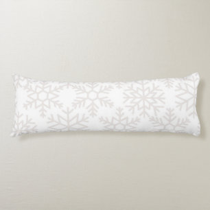 Snowflake pattern body cushion