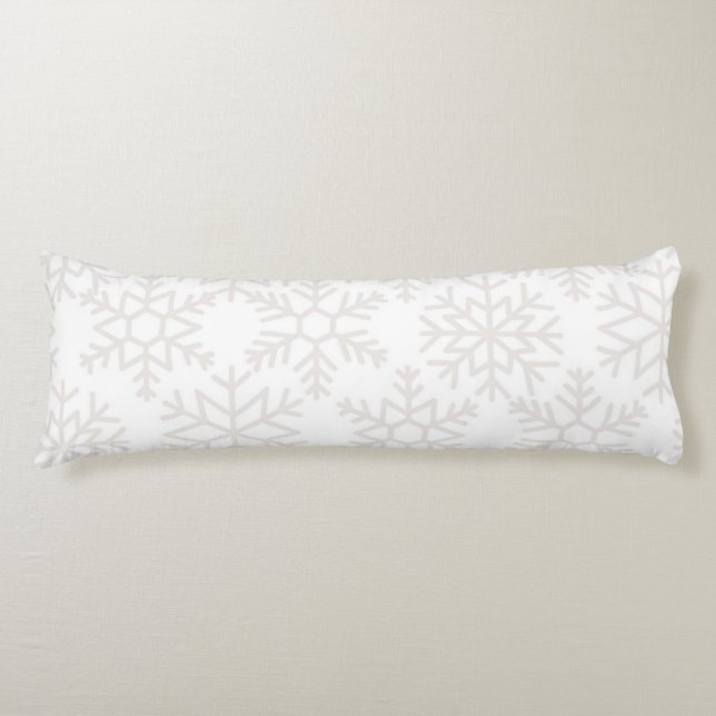 Snowflake pattern	 body cushion (Front)