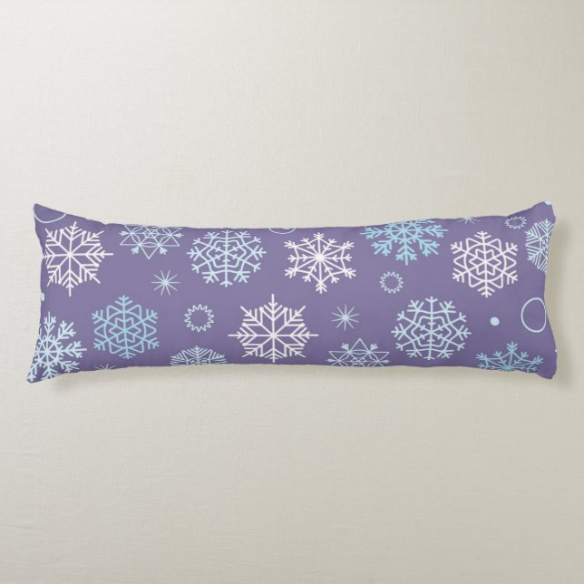 Snowflake pattern	 body cushion (Front)
