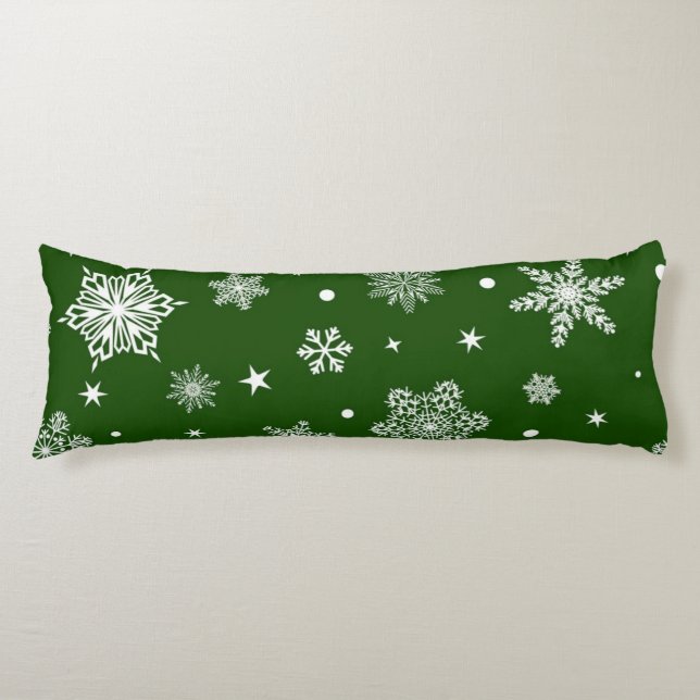 Snowflake pattern	 body cushion (Front)