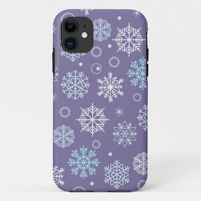 Snowflake pattern Case-Mate iPhone case (Back)