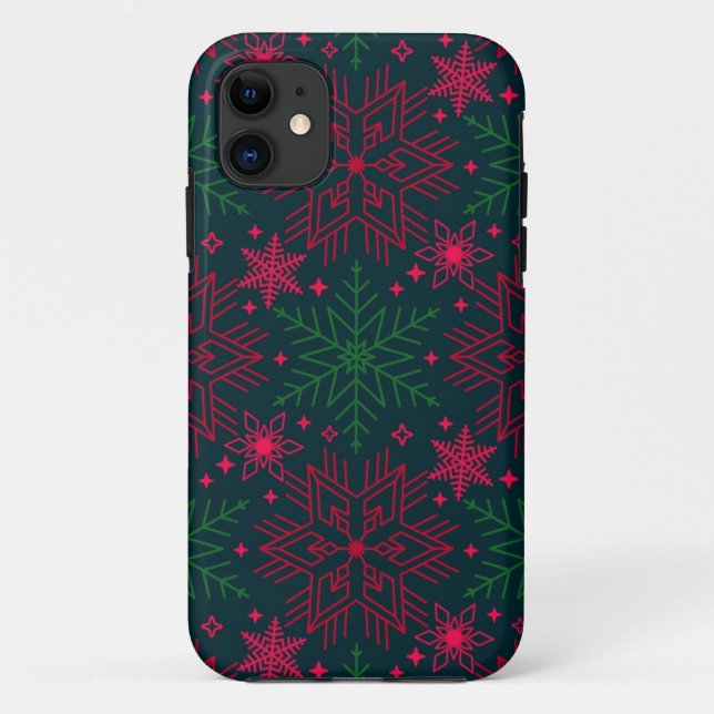 Snowflake pattern Case-Mate iPhone case (Back)