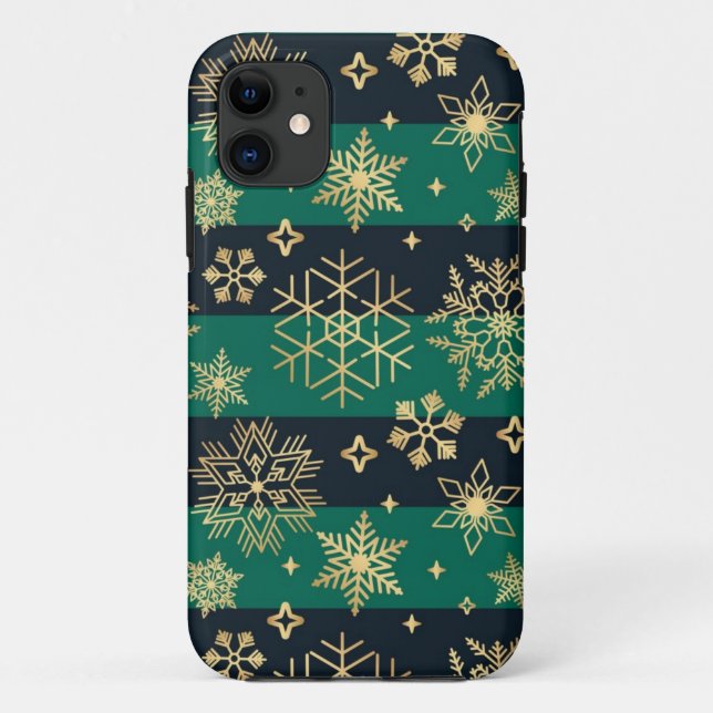 Snowflake pattern Case-Mate iPhone case (Back)