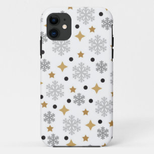 Snowflake pattern iPhone 11 case