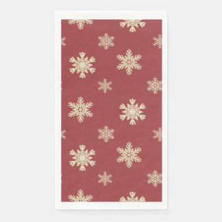 Snowflake pattern Christmas Paper Guest Towels Napkin