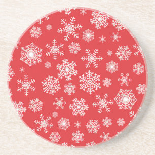 Snowflake pattern coaster