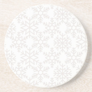 Snowflake pattern coaster