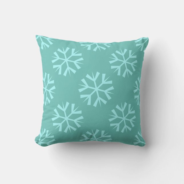 Snowflake Pattern Cushion (Front)