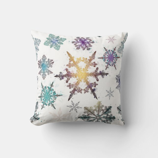 Snowflake pattern	 cushion (Front)